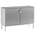 Modern Grey Chest of Drawers 3D model small image 5