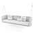 2 Seater Hanging Chair by Atmosphera 3D model small image 3