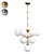 Modern Crystal Chandelier 3D model small image 1