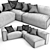 OBLONG Sofa System 3D model small image 7