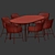 Modern 3D Dining Set 121 3D model small image 5