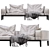 FlexForm Lifewood: Modern Stylish Sofa 3D model small image 3