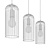 Elegant Roccamena Pendant Lamps 3D model small image 3