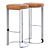 Misha Metal Bar Stool: Sleek and Stylish Seating Solution 3D model small image 2