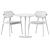 Sleek Sol Table & Klara Chair 3D model small image 6