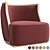 Luxury Modern Armchair: Sleek and Elegant 3D model small image 9