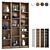 BILLY Shelving Unit: Elegant Decor Elements 3D model small image 1