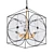 Modern Geometric Chandelier Light 3D model small image 1