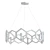 Moxie 6-Light Geometric Chandelier 3D model small image 2