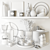 Sleek Kitchen Accents: 3dsmax & fbx2018 3D model small image 6