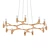 Elegant Nexus 12-Light Chandelier 3D model small image 1