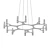 Elegant Nexus 12-Light Chandelier 3D model small image 2