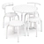 Torno: Stylish Danish Dining Set 3D model small image 3