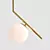 Sleek Hoop Pendant Lamp 3D model small image 5