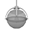 Vintage Industrial Pendant Light 3D model small image 2