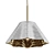 Rustic Hammered Pendant Light 3D model small image 1