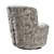 Sophisticated Swivel Chair in Bouclé 3D model small image 1