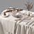 Elegant Table Linen Sets by Hale Mercantile 3D model small image 1