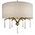 Glamorous Gwyneth Drum Chandelier 3D model small image 1