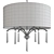 Glamorous Gwyneth Drum Chandelier 3D model small image 2