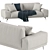 Elegant Blake Sofa: Italian Design 3D model small image 5