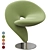 Unique and Stylish Question Mark Lounge Chairs 3D model small image 5