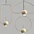 Scandi LED Hanging Lamp 3D model small image 3