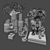 Modern Decor 33-Piece Set 3D model small image 4