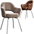 Sleek Saarinen Chair: 70s Knoll Design 3D model small image 1