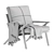 Velvet Modern Armchair: Stylish Comfort for Your Home 3D model small image 7