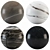 Elegant Marble Collection: Royal, White, Dark & Black 3D model small image 1