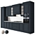 Classic Modular Kitchen: High-quality Render-ready Design 3D model small image 2