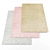 Modern Rugs Set: 5pcs, High-Quality Textures 3D model small image 1
