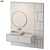 Modern Stiz Bathroom Design 3D model small image 2