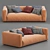 Flexform Lario Sofa: Contemporary Comfort 3D model small image 5