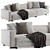 Luxurious Molteni & C Turner Sofa 3D model small image 1