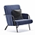 Diplopia 2-Tone Armchair: Contemporary Comfort 3D model small image 2