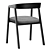 Placido Carver Chair: Sleek and Stylish 3D model small image 6