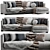 Elegant Verzelloni Link Chaise 3D model small image 1