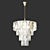 Glamorous Crystal Chandelier: Amazone 3D model small image 2