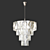 Glamorous Crystal Chandelier: Amazone 3D model small image 4