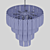 Glamorous Crystal Chandelier: Amazone 3D model small image 6