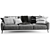 Sleek 2015 Bococncept Carlton Sofa 3D model small image 4