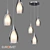 Cosmic Black Pearl Pendant Lamp - Eurosvet 3D model small image 1