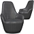 Modern Swivel Armchair 3D model small image 2