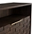 Dantone Home Textured Dresser Bar 3D model small image 3