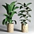 Envelope Vase: Cardboard Pocket Plant Pot 3D model small image 1