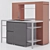 Isola Snack: Stylish Mini-Kitchen 3D model small image 2