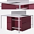 Isola Snack: Stylish Mini-Kitchen 3D model small image 4