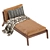 Luxury Leather Deckchair: More SOVA 3D model small image 2